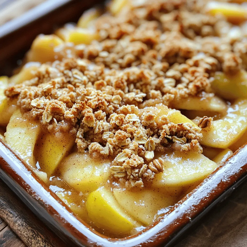 Cinnamon Apple Crisp Warm and Comforting Dessert Delight