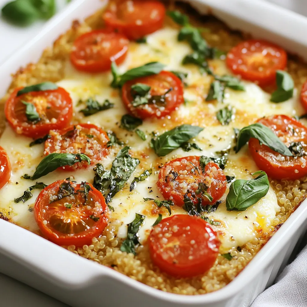 Caprese Quinoa Bake Flavorful and Easy Dish