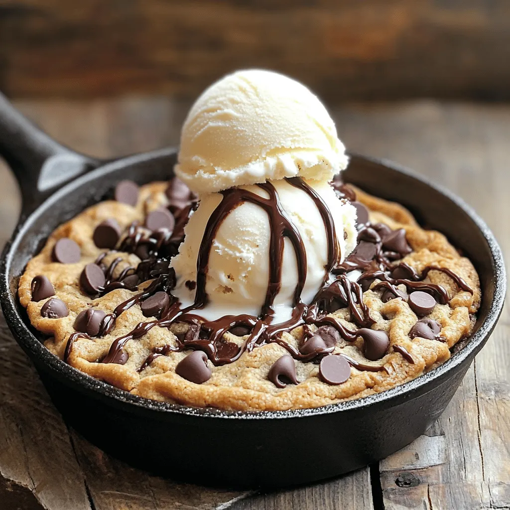 Chocolate Chip Cookie Skillet Sweet and Savory Treat
