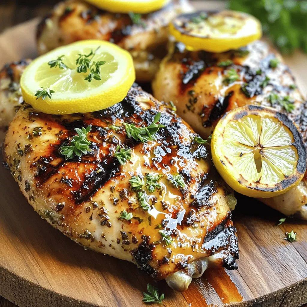Zesty Lemon Herb Chicken Flavorful Grilled Delight