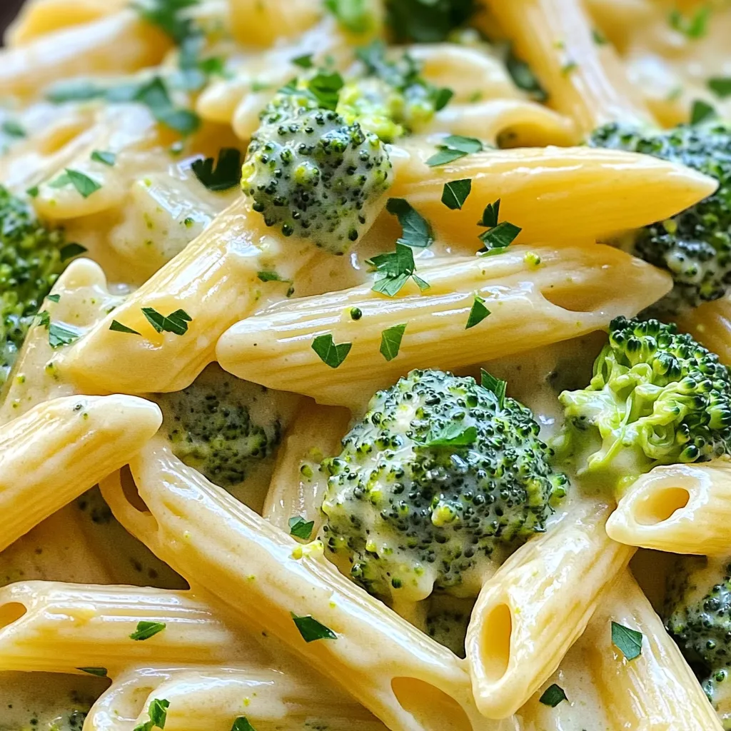 One-Pot Creamy Broccoli Cheddar Pasta Delight