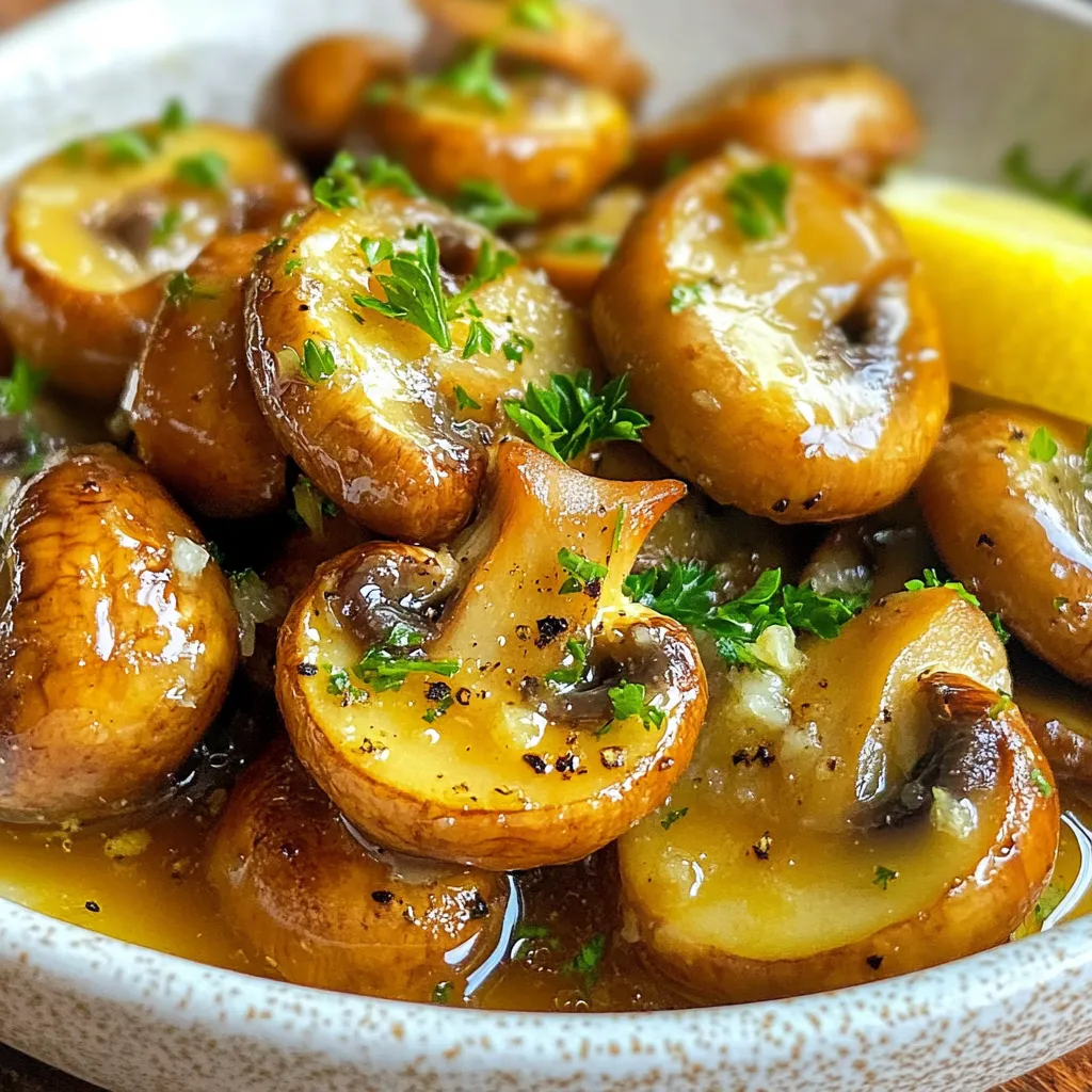 Garlic Butter Mushrooms Flavorful and Easy Recipe