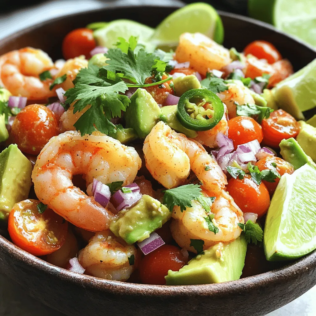 Savory Shrimp Avocado Salad Quick and Easy Recipe