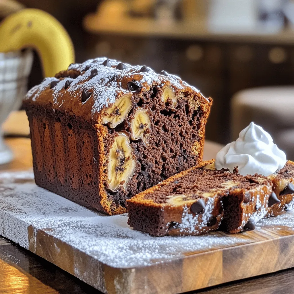Chocolate Espresso Banana Bread Flavorful and Rich