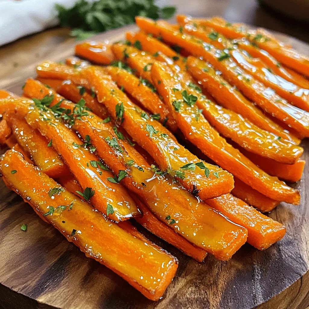 Maple Glazed Carrot Fries Simple and Tasty Snack