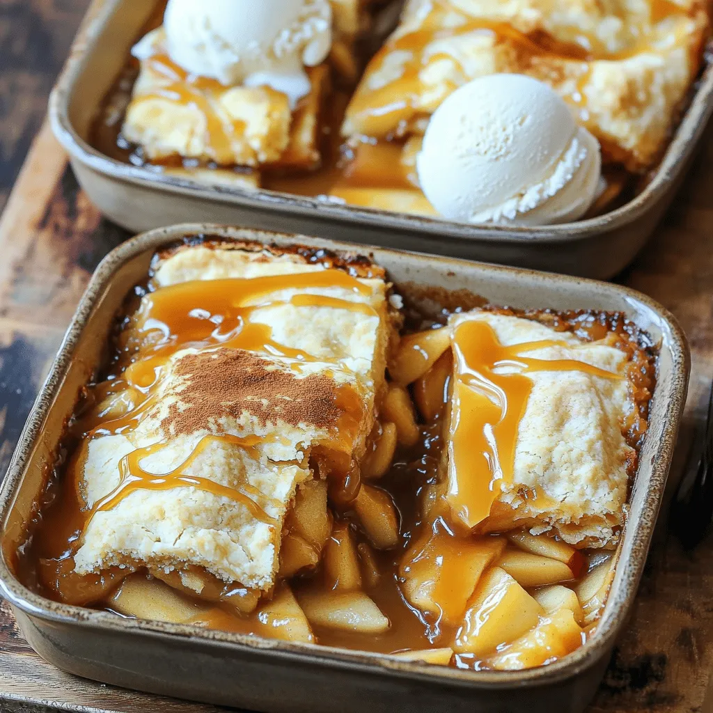 Caramel Apple Dump Cake Delightful and Easy Dessert