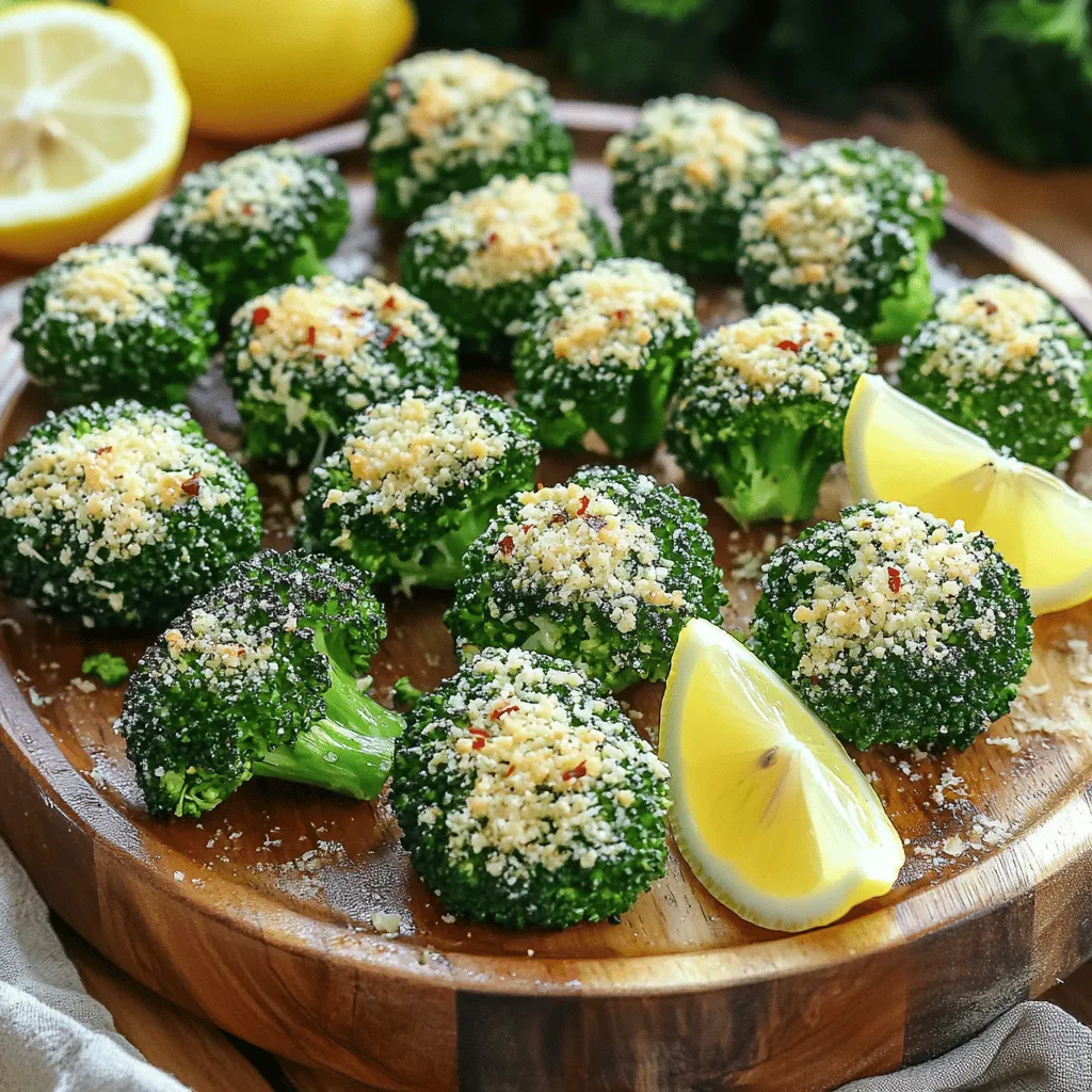 Air Fryer Garlic Parmesan Broccoli Bites Delightful Snack