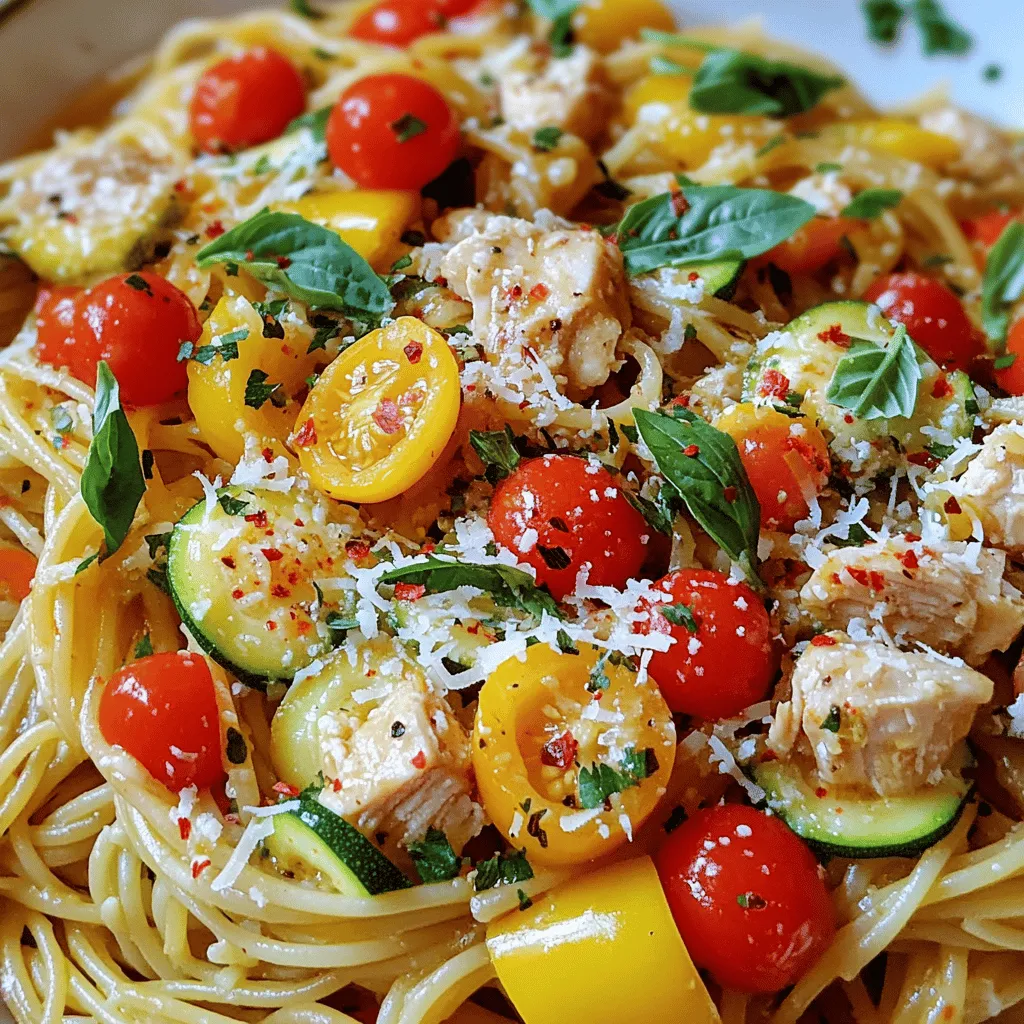Savory Chicken Spaghetti Easy Weeknight Meal