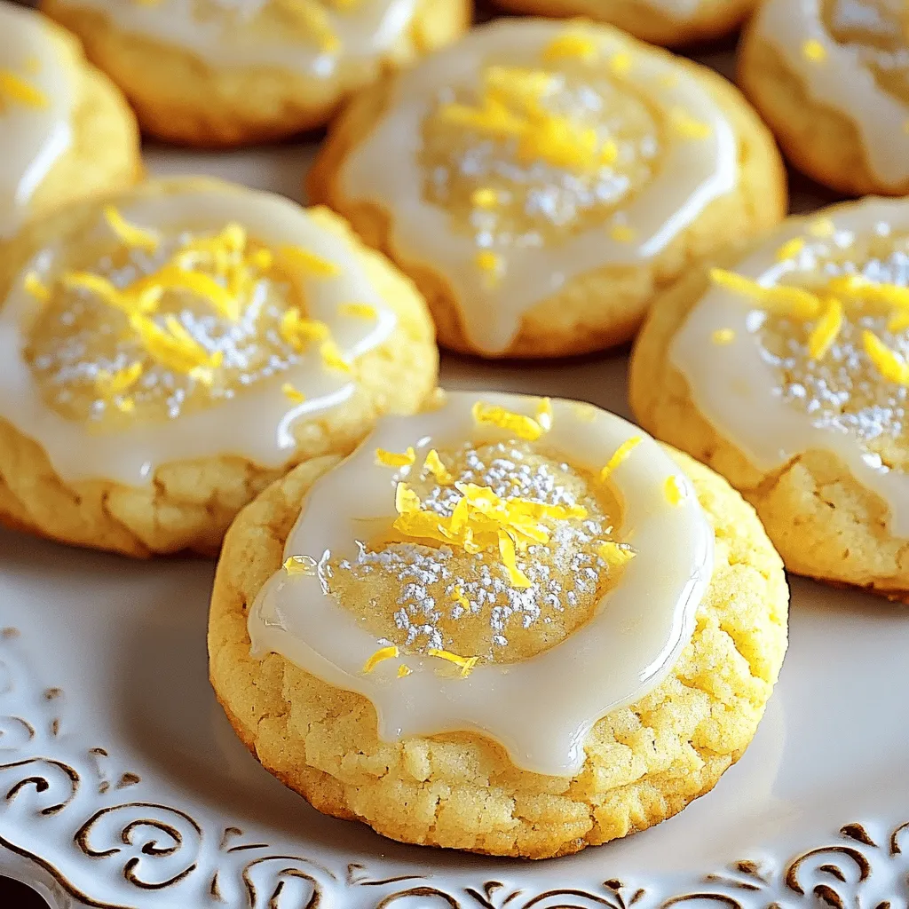 Glazed Lemon Sugar Cookies Perfectly Lemony Treat