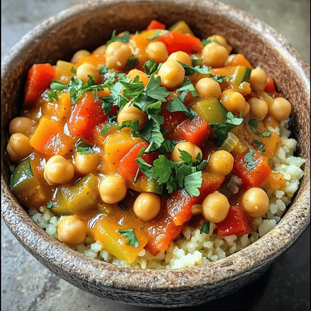 Slow Cooker Moroccan Chickpea Stew Flavorful Delight