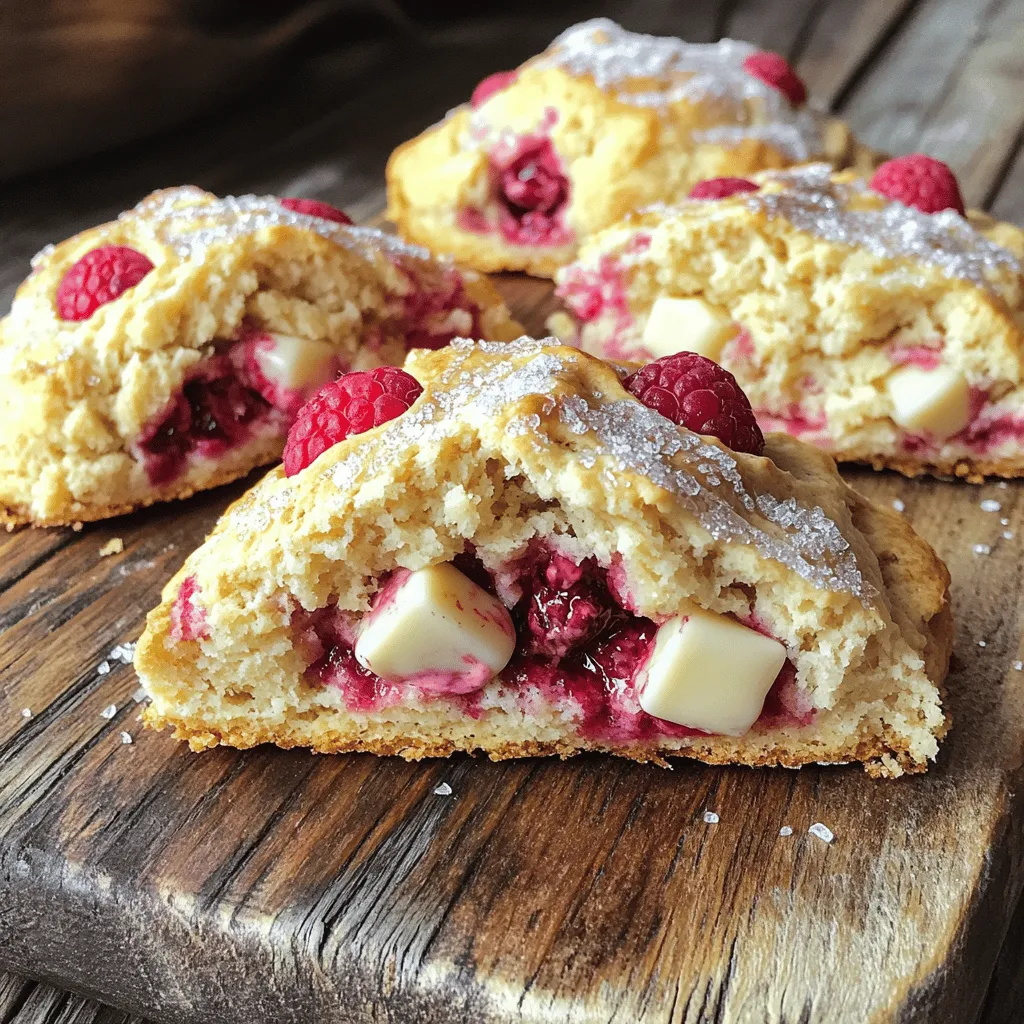 Raspberry White Chocolate Scones Delightful and Easy Recipe