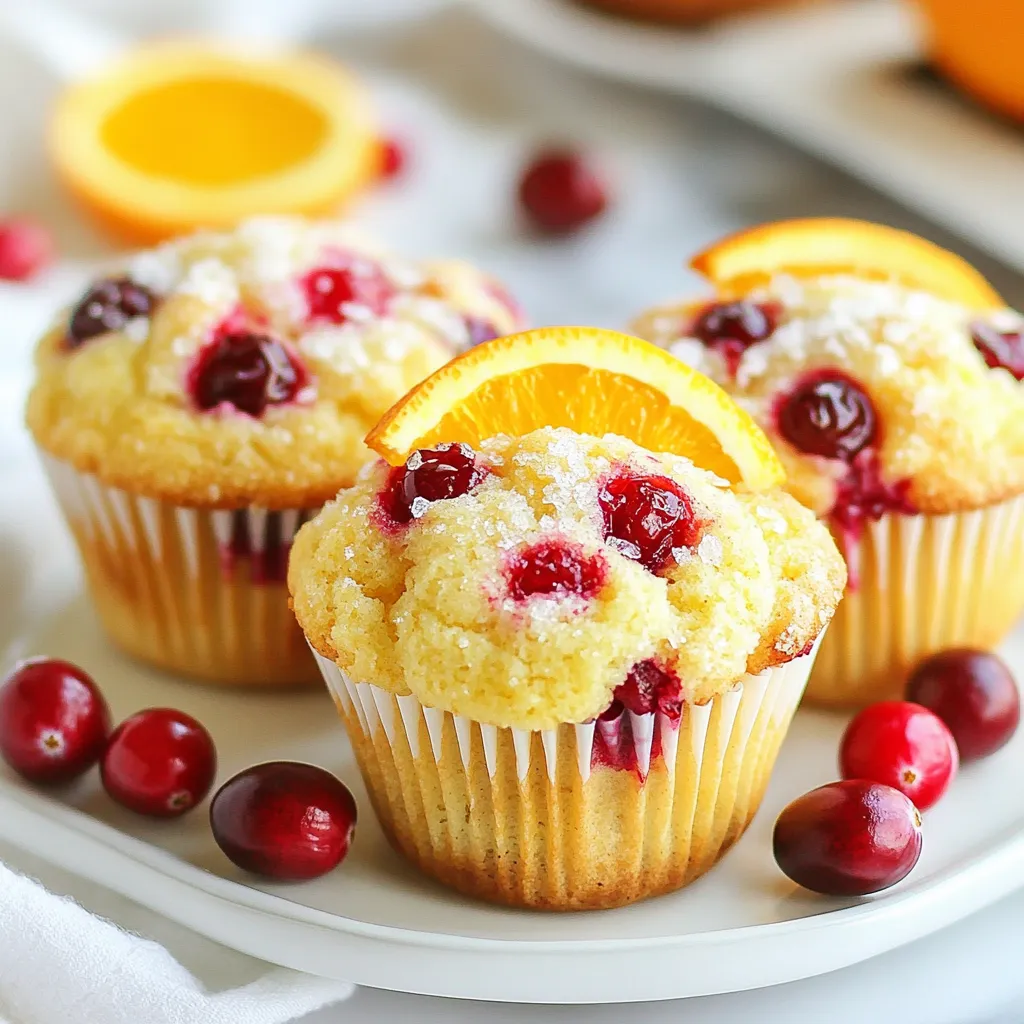 Cranberry Orange Muffins Fresh and Flavorful Treat