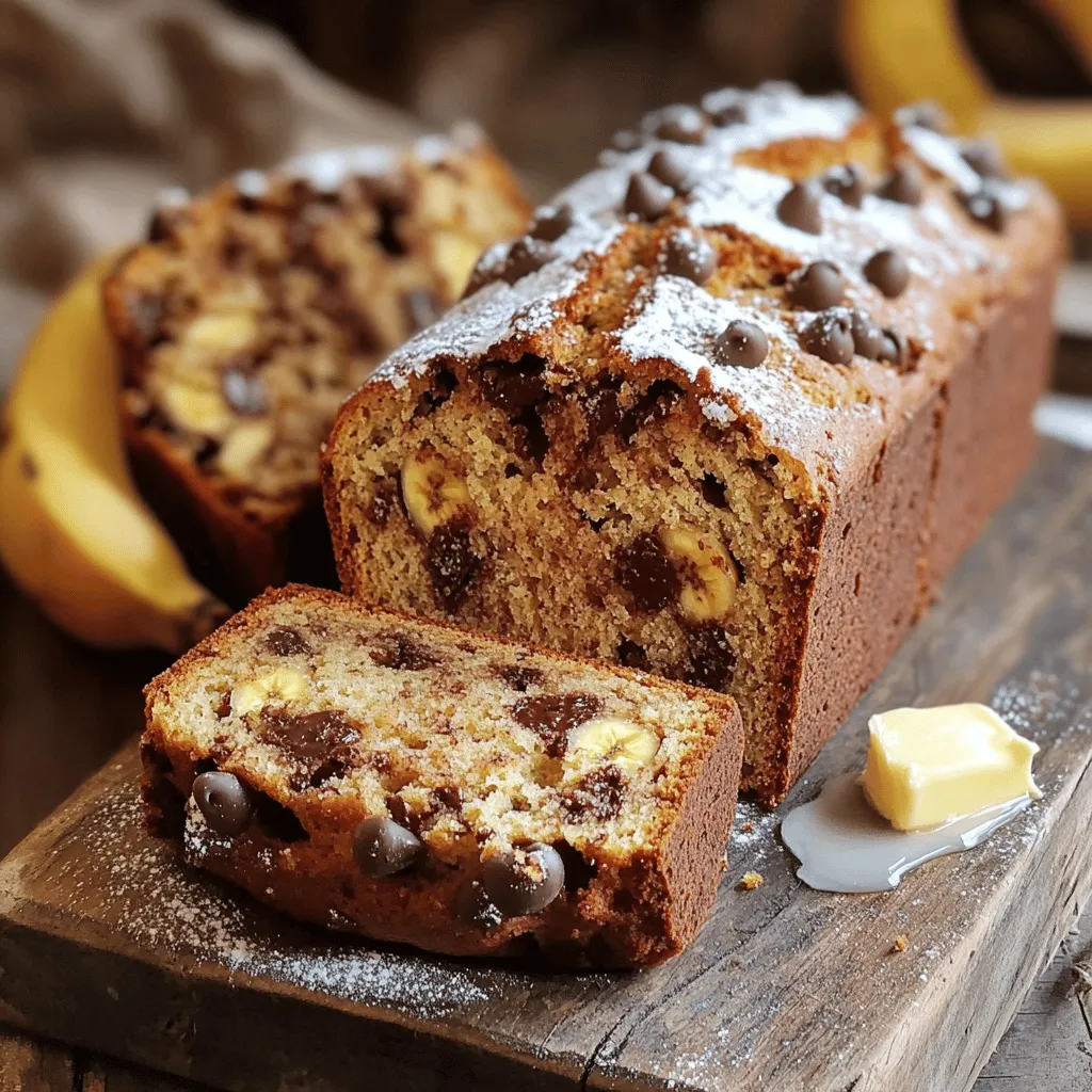 Chocolate Chip Banana Bread Quick and Tasty Recipe