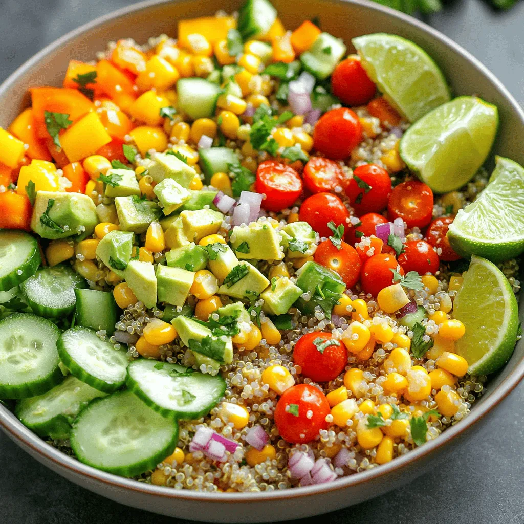 Vegetarian Quinoa Salad Fresh and Flavorful Meal