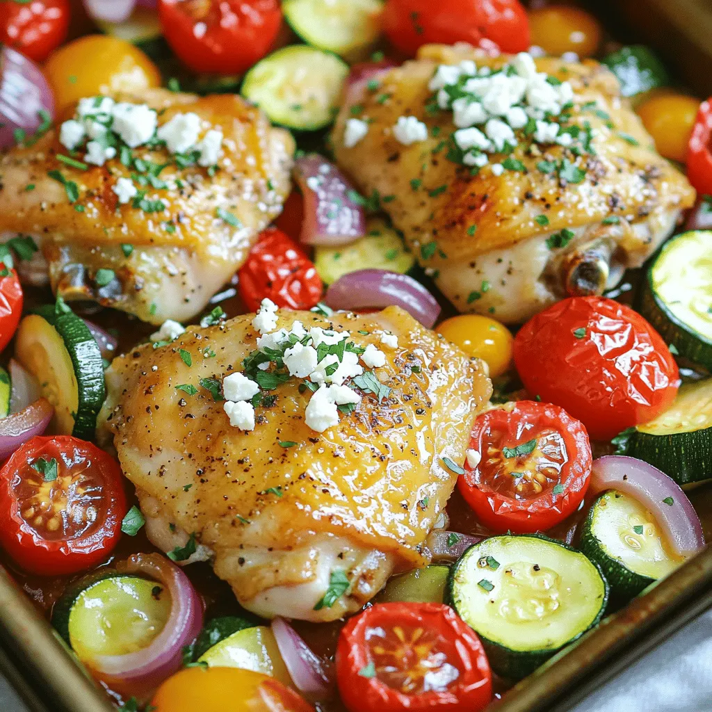 One-Pan Greek Chicken and Veggies Flavorful Meal