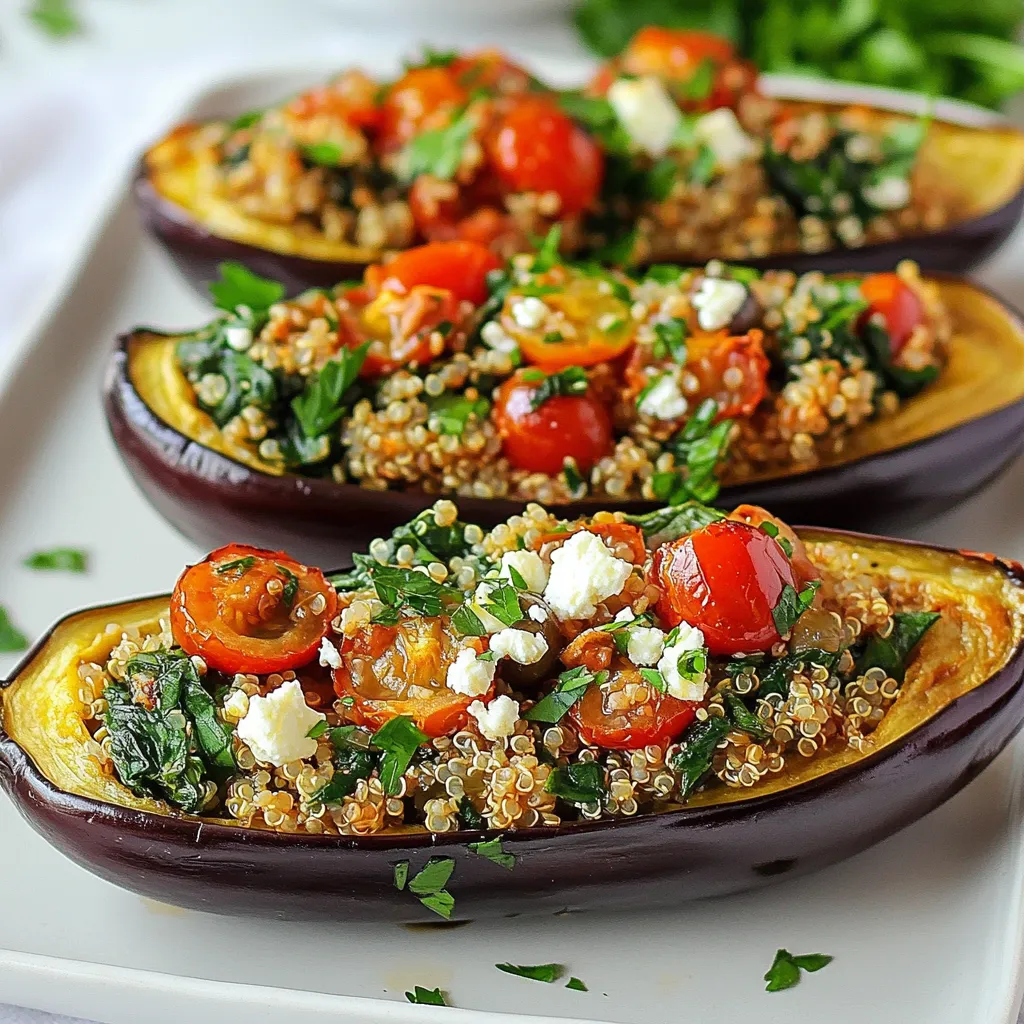 Mediterranean Stuffed Eggplant Flavorful Healthy Dish