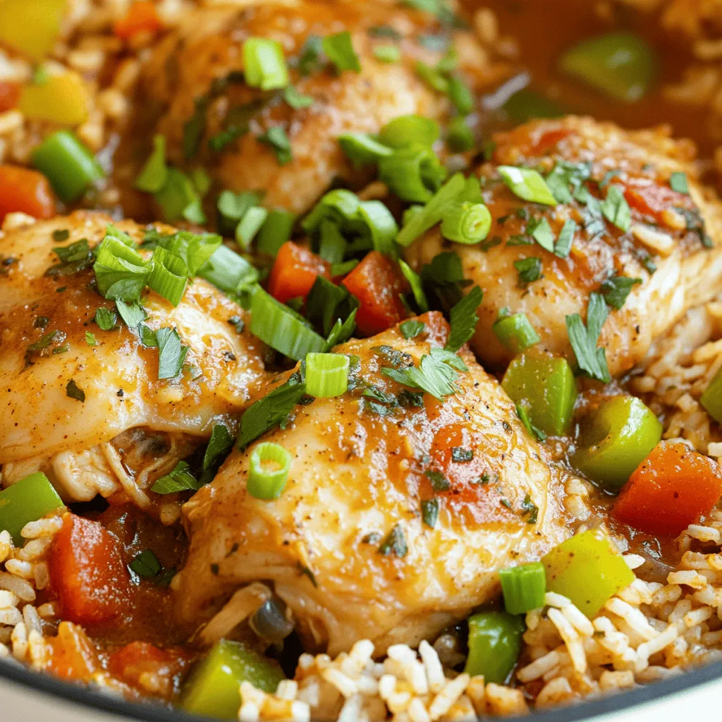 One Pot Chicken and Dirty Rice Flavorful Delight