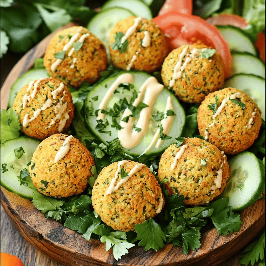 Crispy Baked Falafel Tasty and Healthy Snack Option