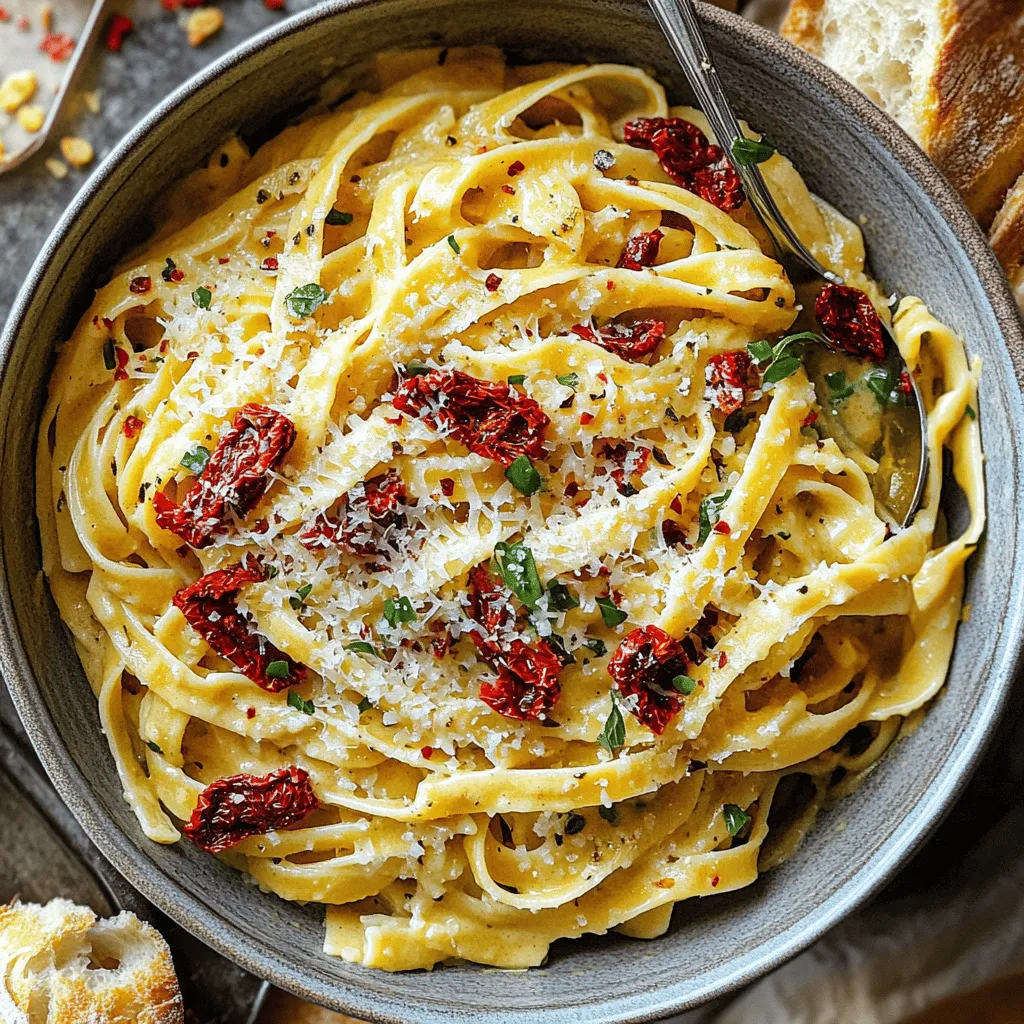 Creamy Sun-Dried Tomato Pasta Easy and Quick Meal