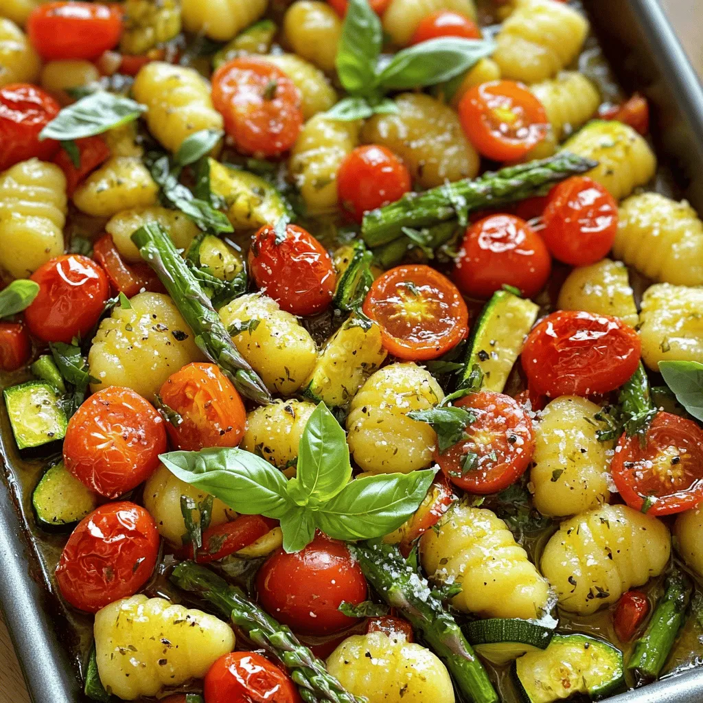 Sheet Pan Garlic Herb Veggie Gnocchi Delightful Meal