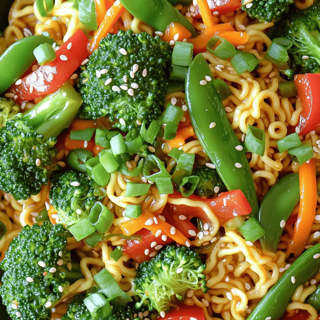 Spicy Miso Ramen Stir Fry Delight in Every Bite