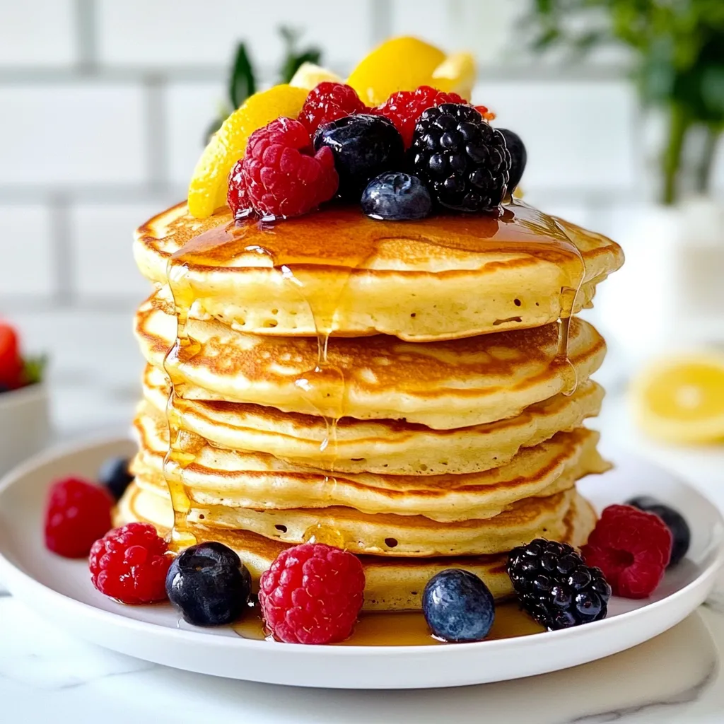Lemon Ricotta Pancakes Scrumptious and Fluffy Recipe