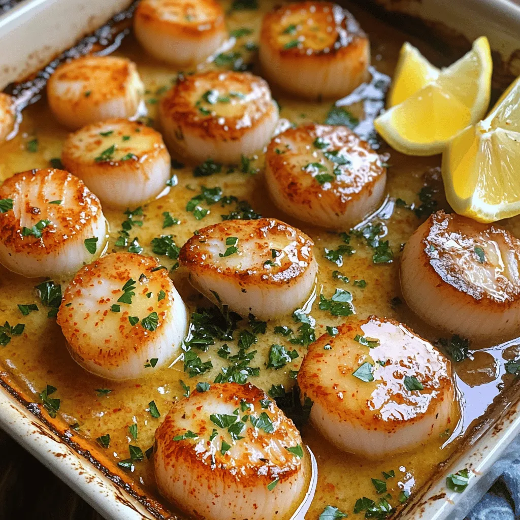 Garlic Butter Baked Scallops Simple and Tasty Delight
