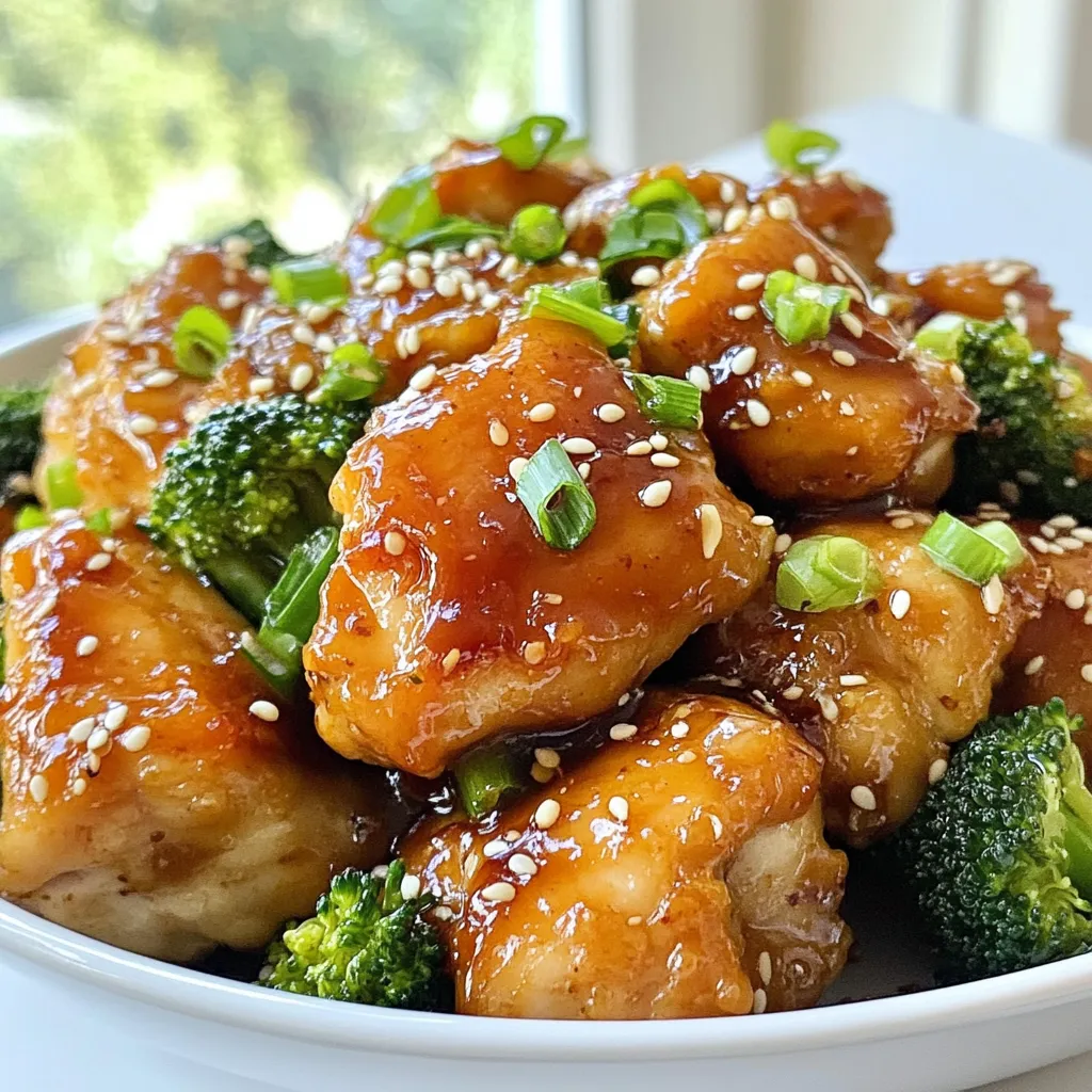 Honey Garlic Chicken and Broccoli Flavorful Delight