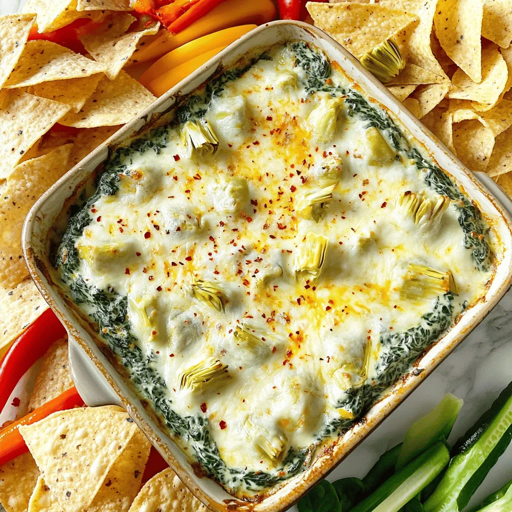 Classic Spinach Artichoke Dip Tasty and Simple Recipe