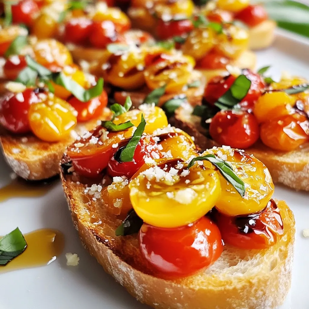 Roasted Garlic Tomato Bruschetta Fresh Flavor Boost