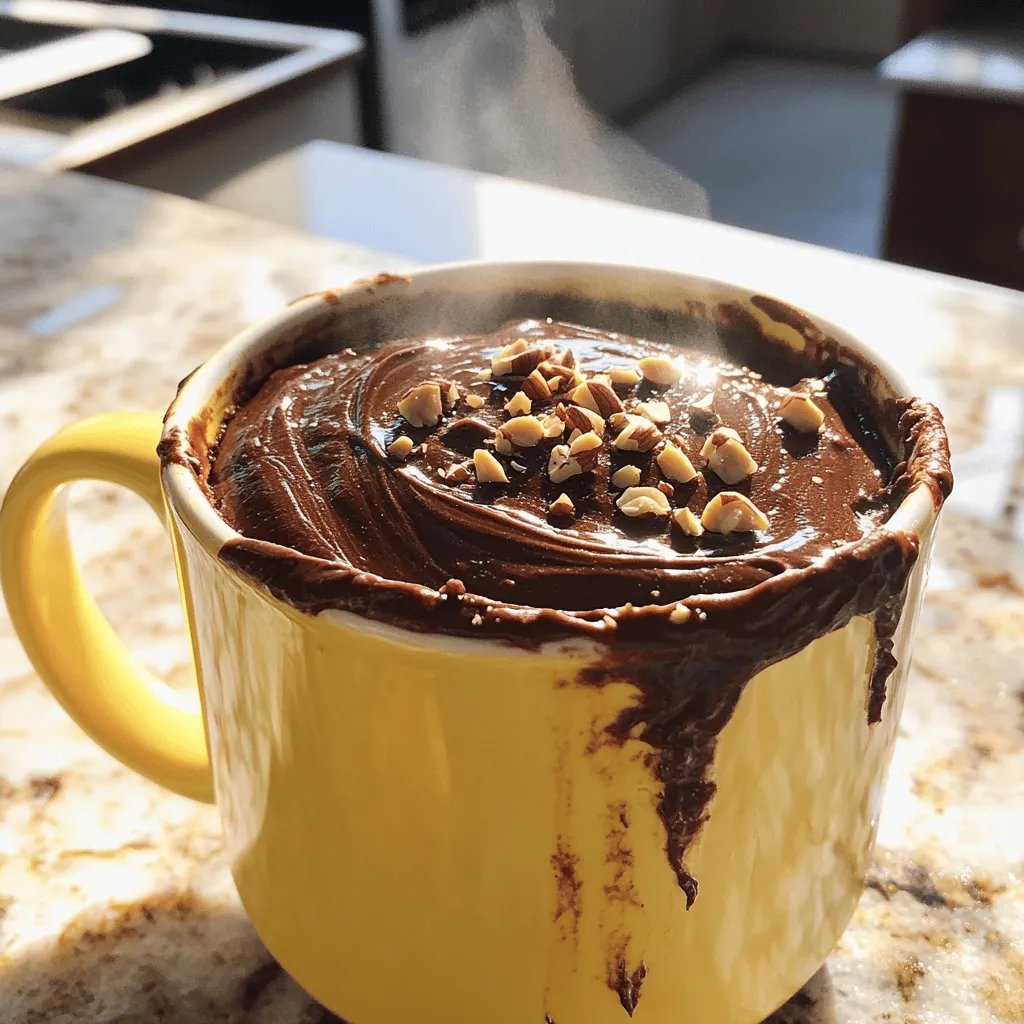 Chocolate Hazelnut Mug Cake Quick and Easy Delight