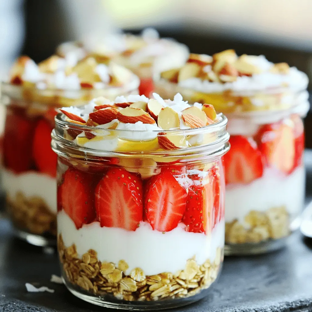 Strawberries and Cream Overnight Oats Easy Recipe