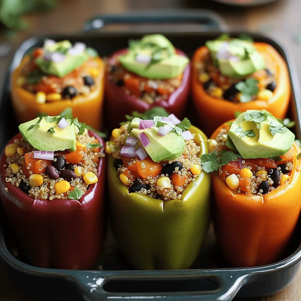 Vegan Stuffed Bell Peppers Savory and Easy Recipe