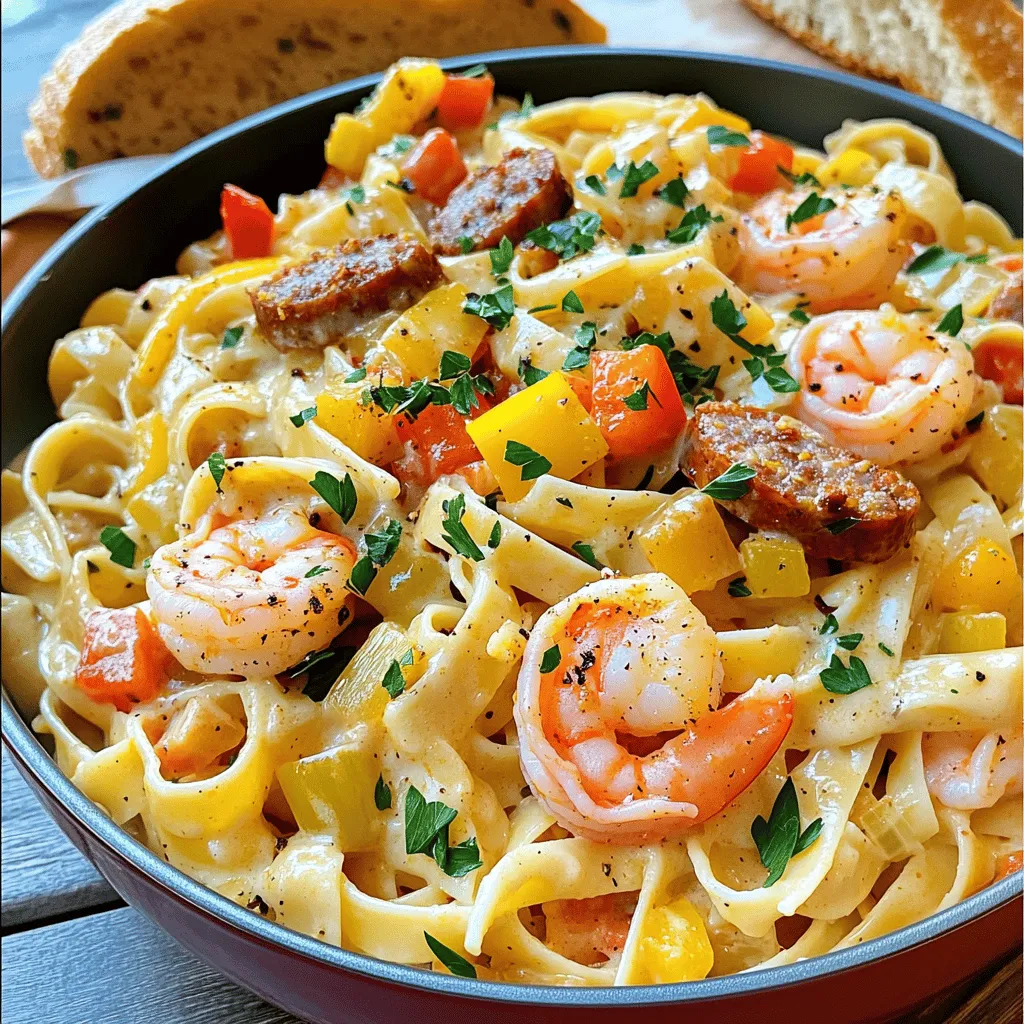 Cajun Shrimp and Sausage Pasta Flavorful Meal Idea