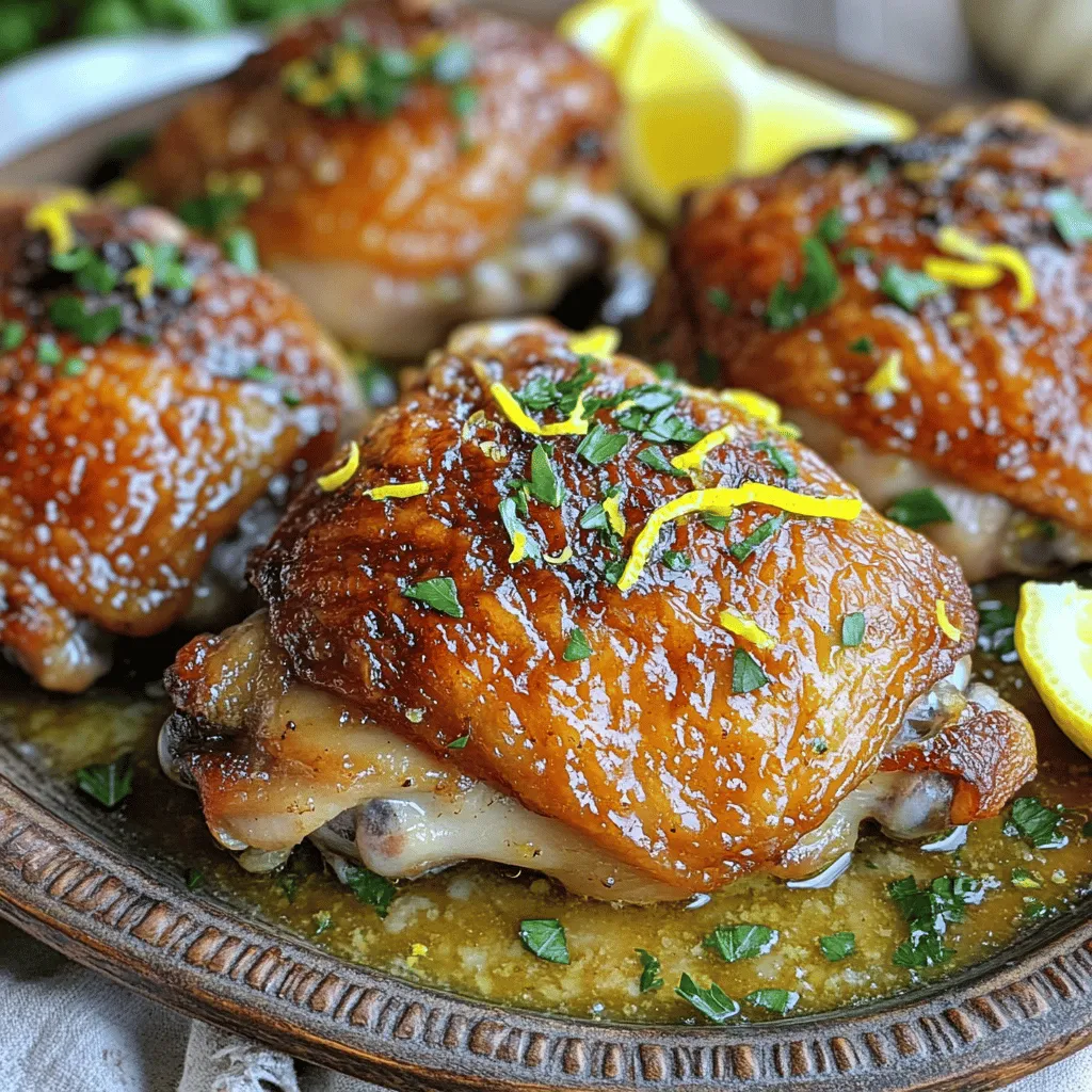 Garlic Butter Chicken Thighs Flavorful Dinner Delight