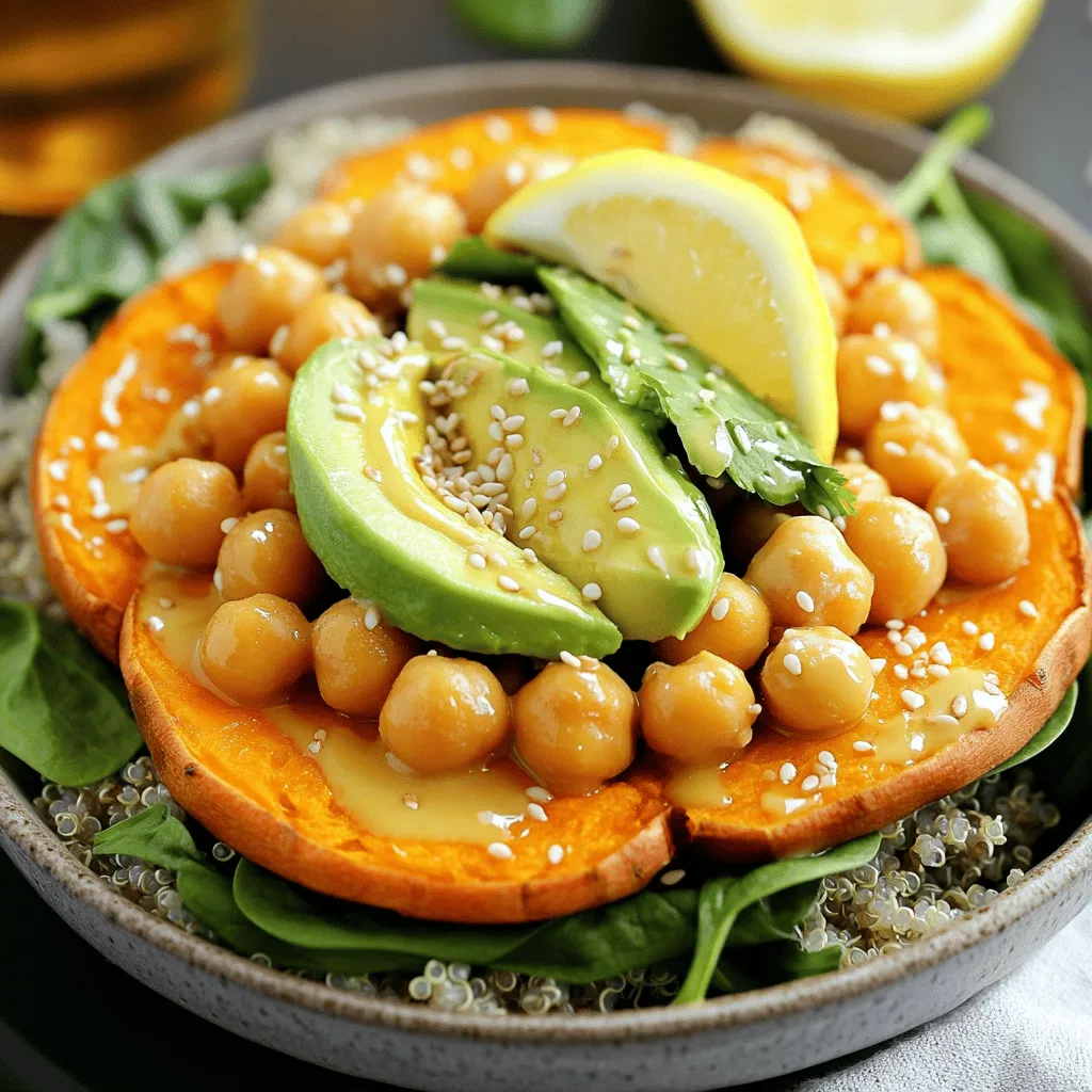 Sweet Potato Chickpea Buddha Bowl Healthy and Flavorful