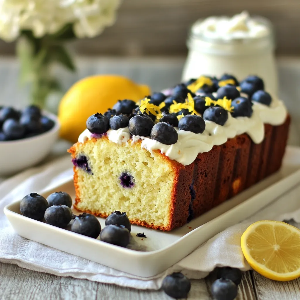 Lemon Blueberry Greek Yogurt Loaf Delight Recipe