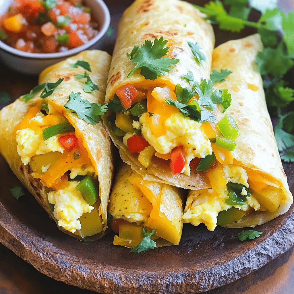 Savory Breakfast Burritos with Potatoes and Eggs
