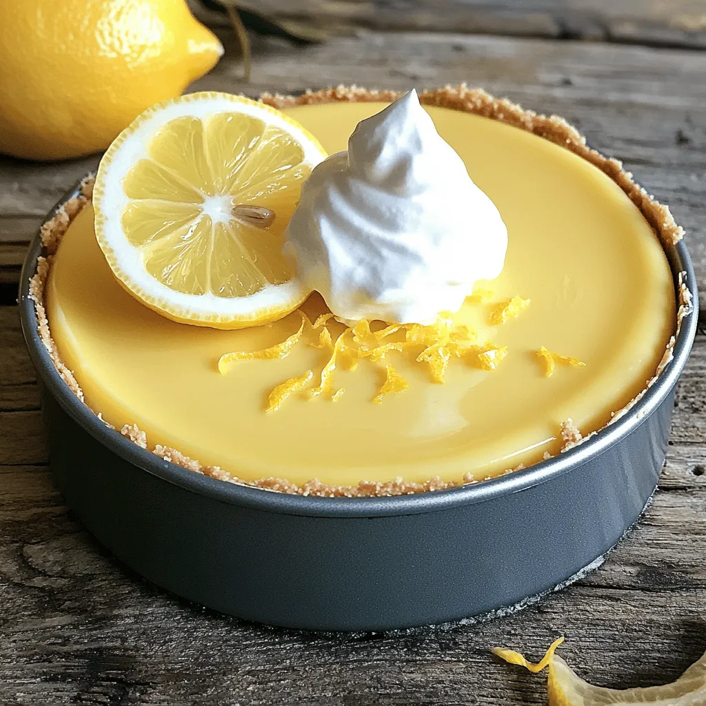 No-Bake Lemon Cheesecake Simple and Creamy Delight