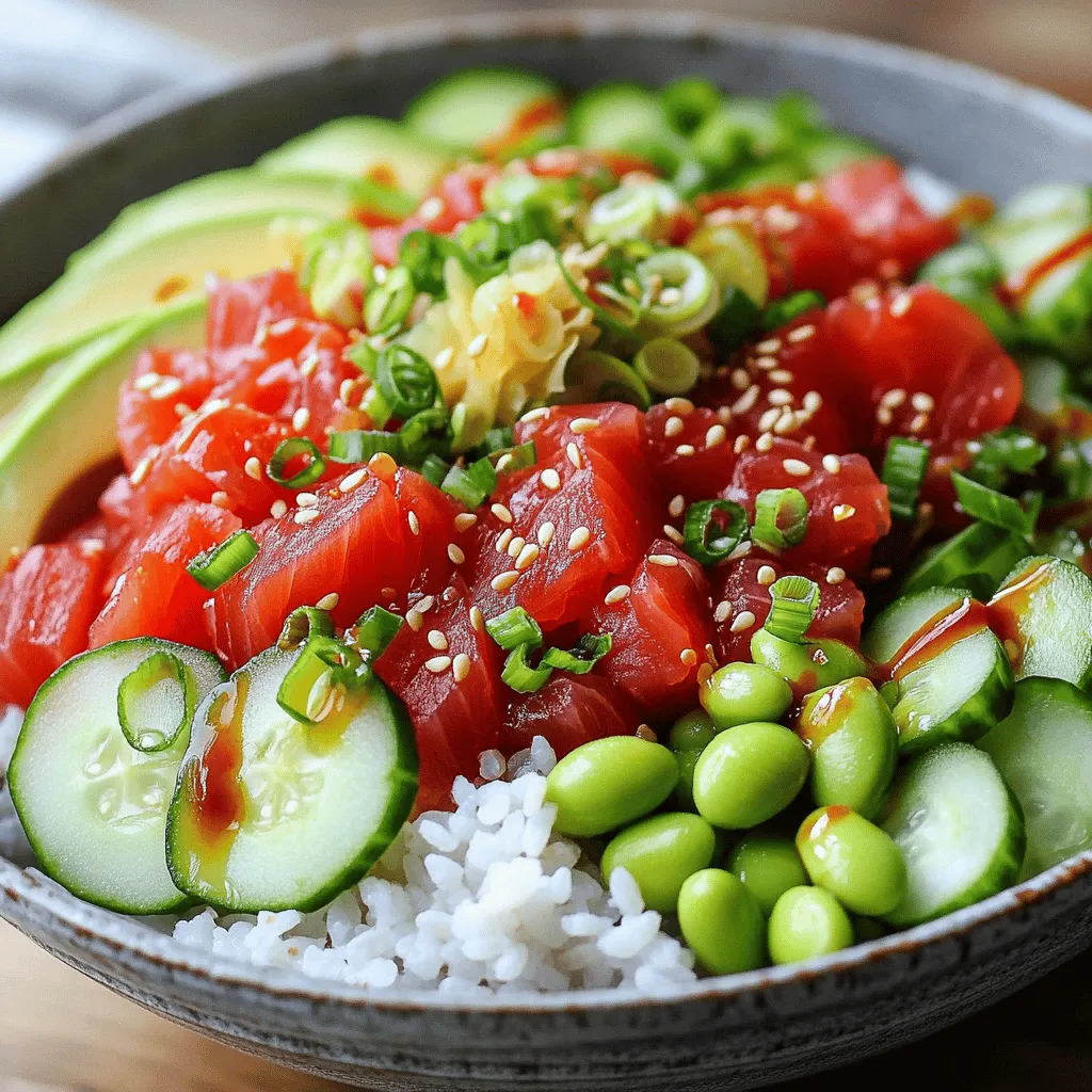 Spicy Tuna Poke Bowl Flavorful and Fresh Delight