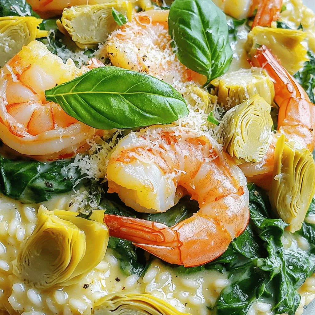 Tuscan Shrimp with Spinach Artichokes Flavor Boost