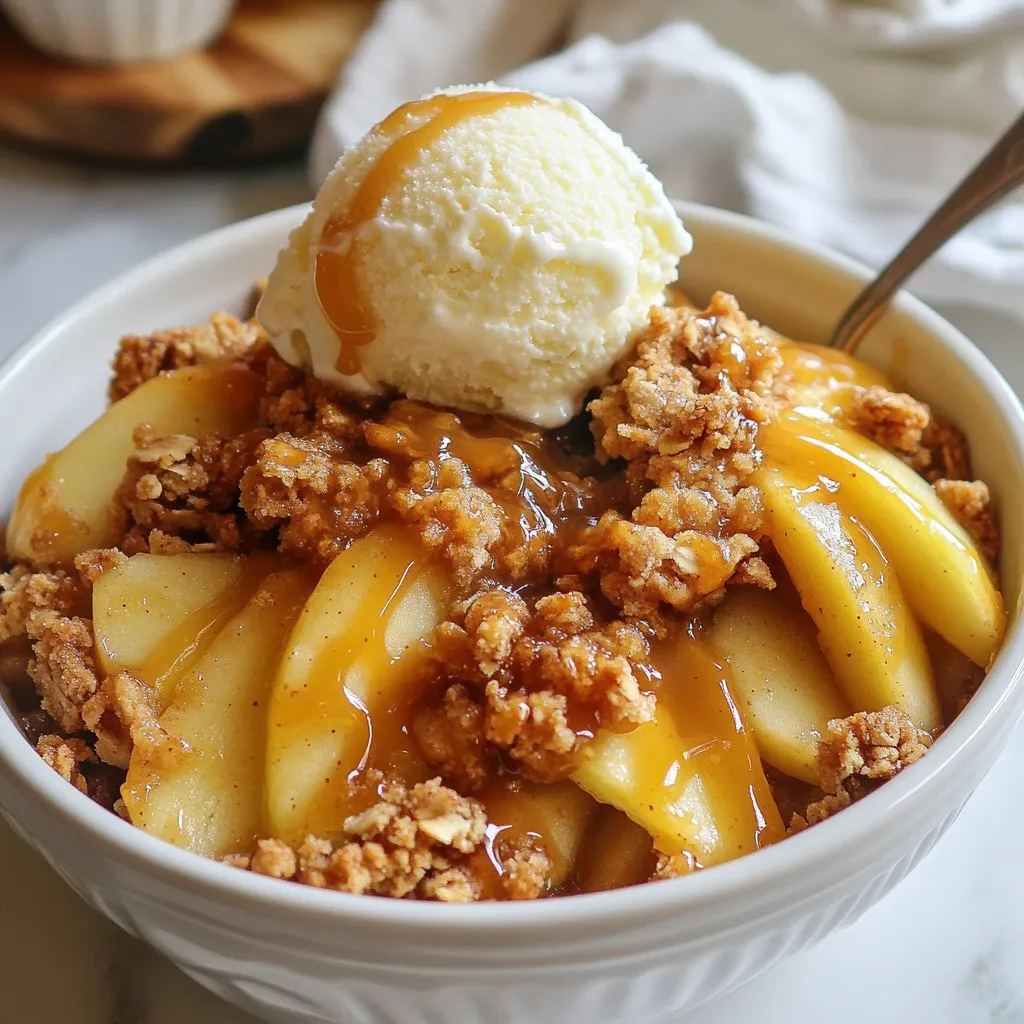 Salted Caramel Apple Crumble Delightful Dessert Recipe