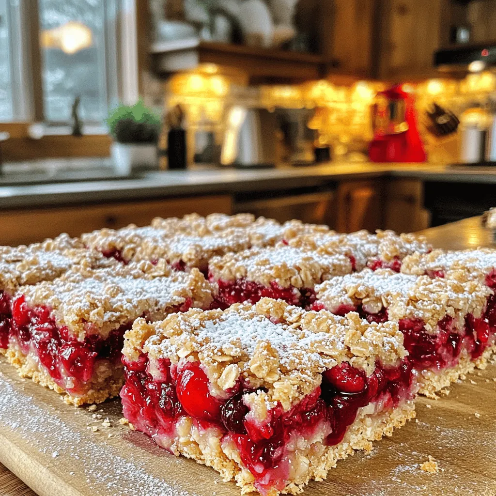 Cherry Oatmeal Squares Delightful and Easy Recipe