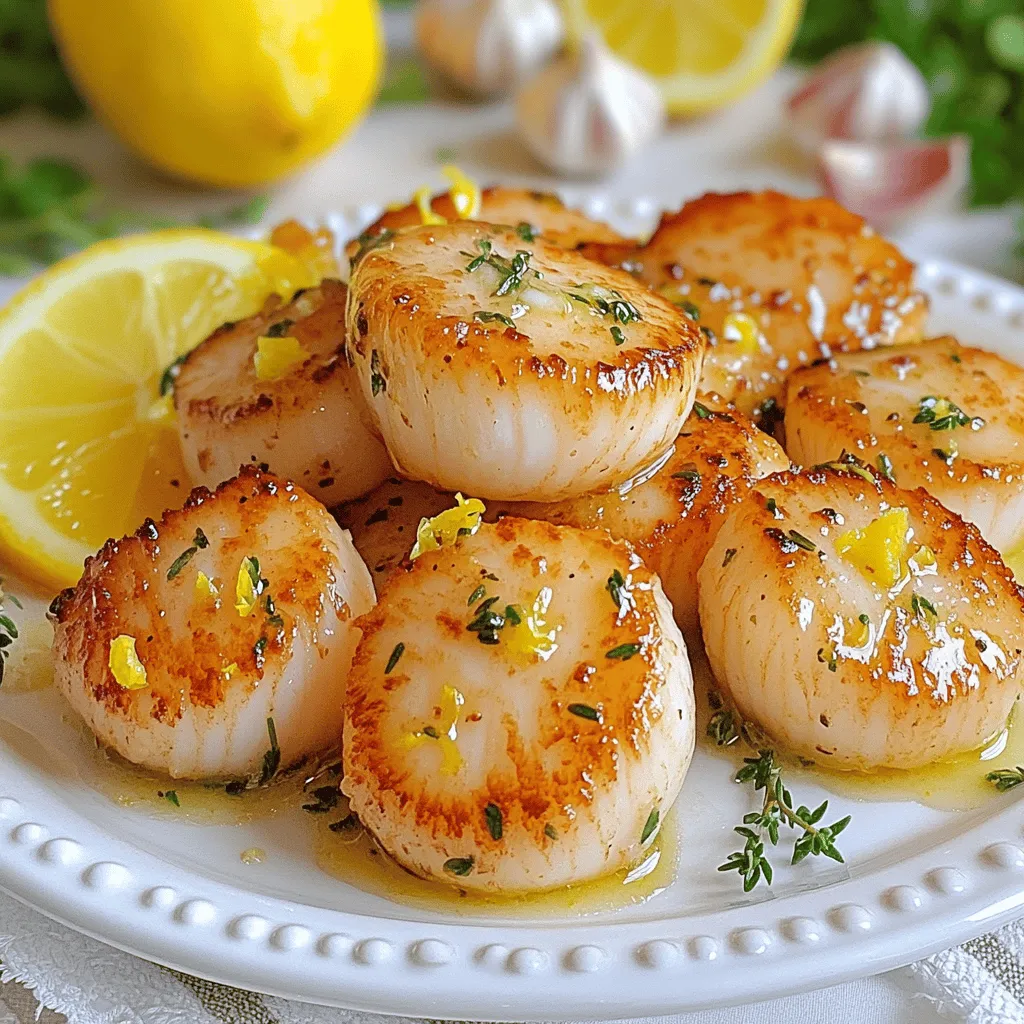 Lemon Garlic Butter Scallops Savory and Simple Dish