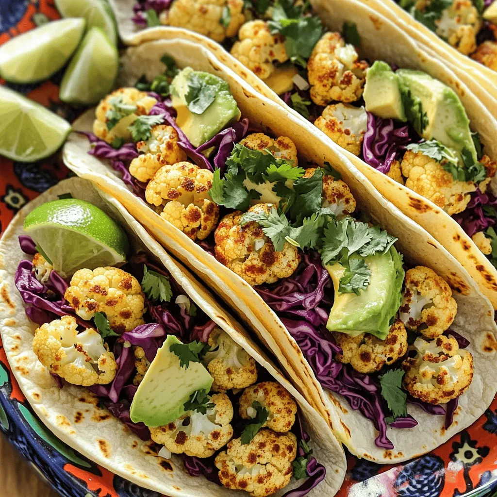 Roasted Cauliflower Tacos Flavorful and Satisfying Meal