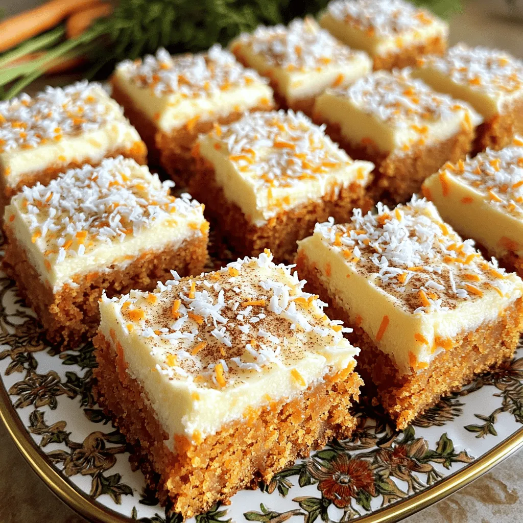 Decadent Carrot Cake Bars with Creamy Frosting