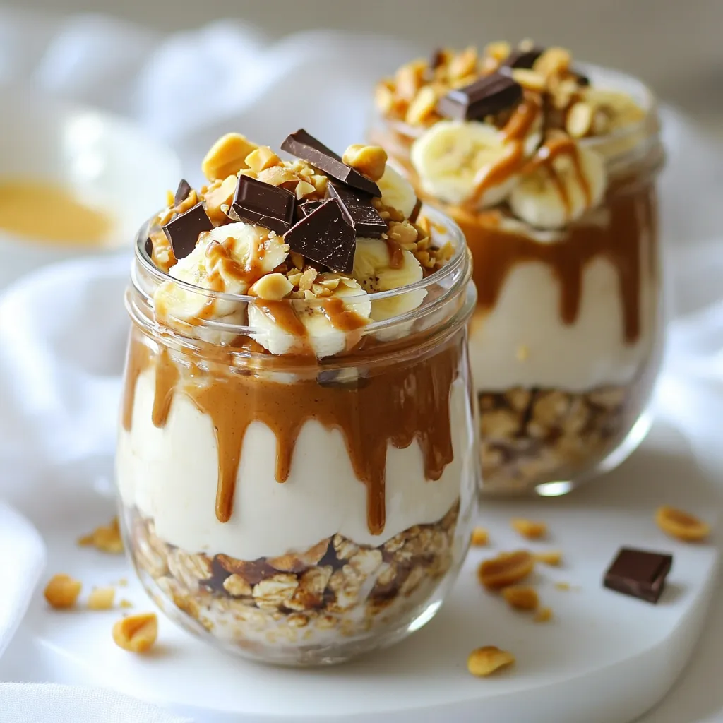 Chocolate Peanut Butter Overnight Oats Simple Recipe
