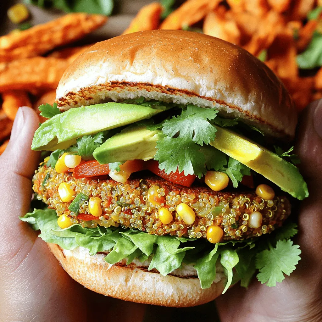Savory Quinoa Veggie Burgers Quick and Easy Recipe