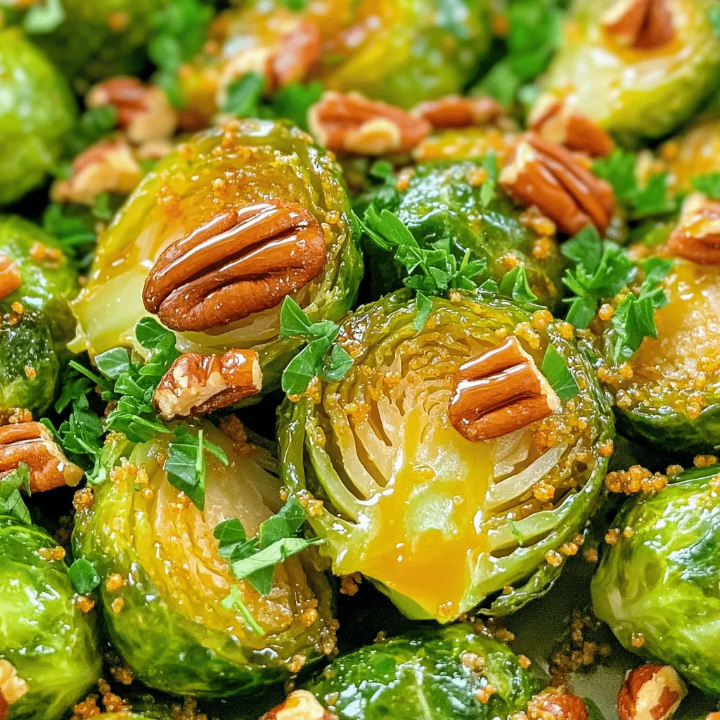 Maple Dijon Roasted Brussels Sprouts Flavorful Delight