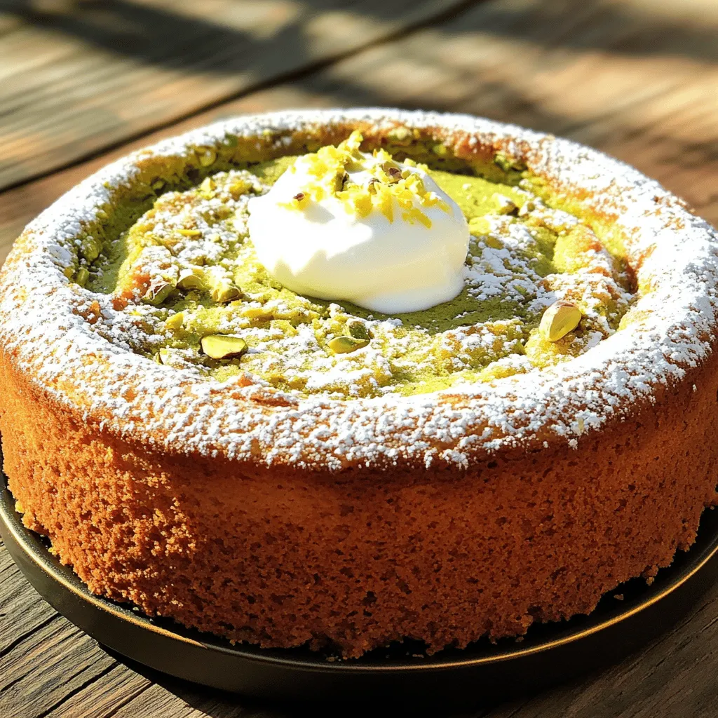 Delightful Pistachio Cake Tasty and Easy Recipe